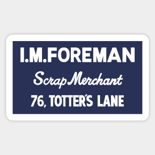 Totter's Lane (clean version) Sticker